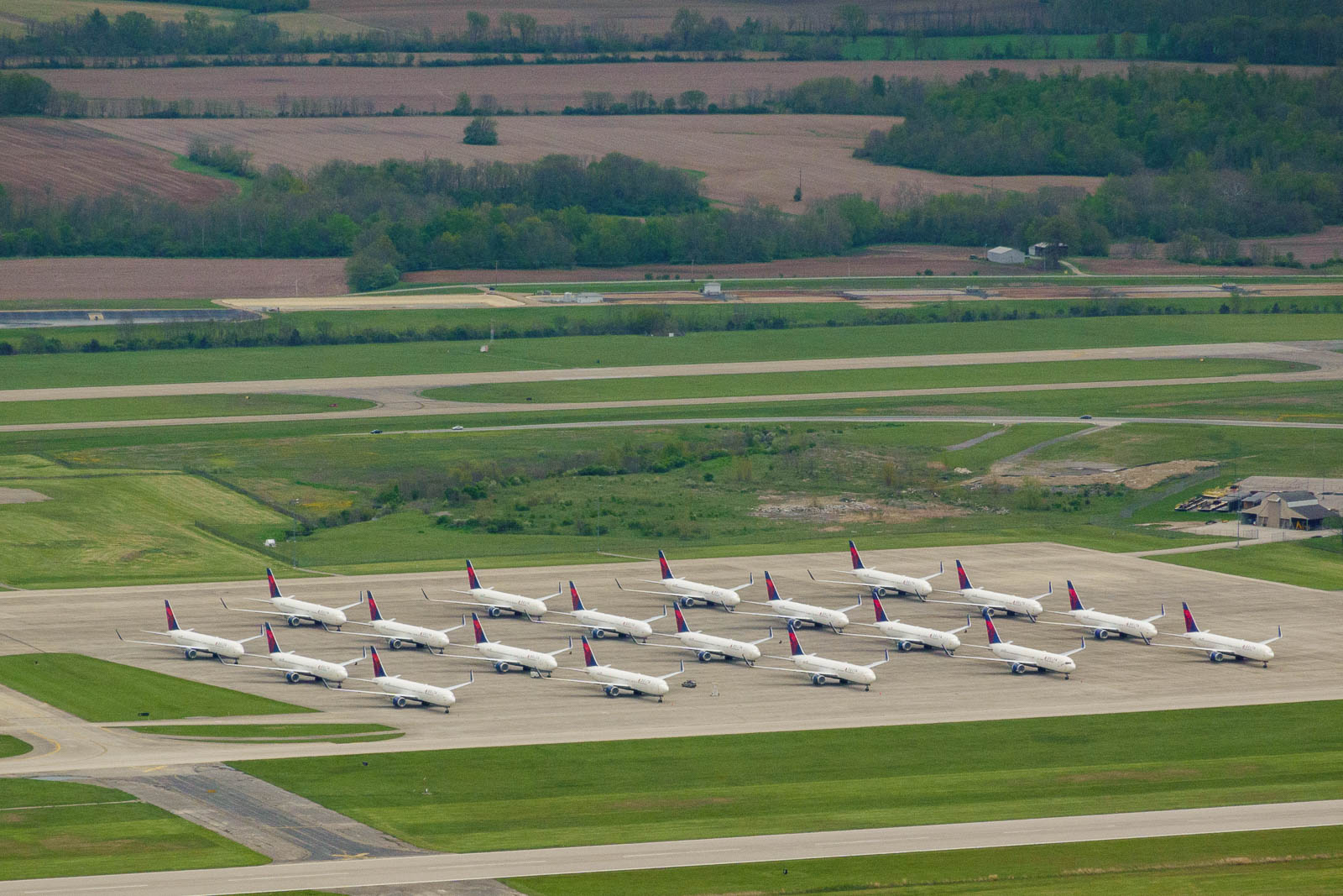  Delta airplane storage at Wilmington, IN