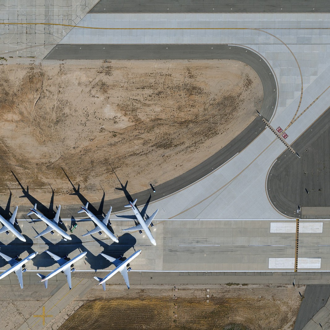 Southern California Logistics airplane storage in Victorville, CA